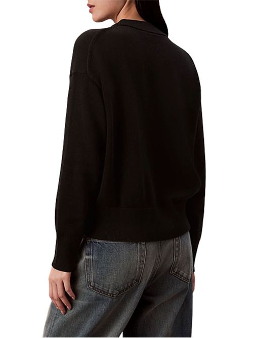 Pullover in cotone con logo Calvin Klein Jeans | LV047C311GUB1